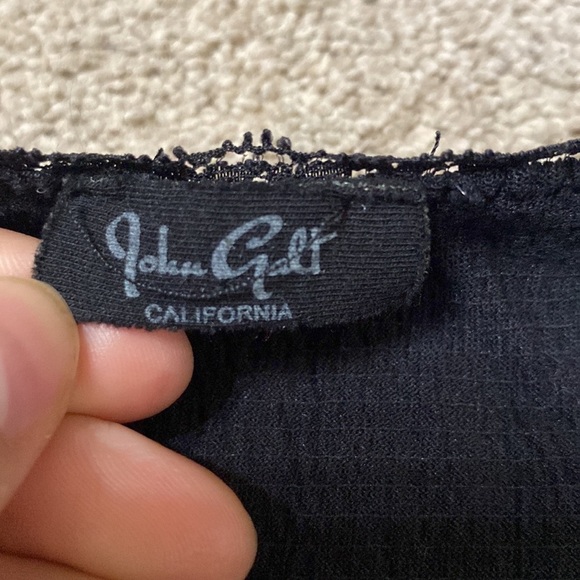 Brandy Melville Black Lace Croptop - Picture 3 of 4